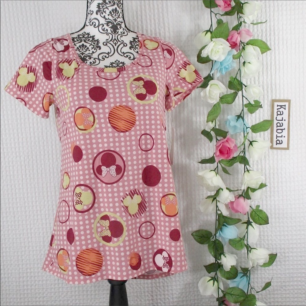 LULAROE Classic T Disney Print Top NWT Size XS